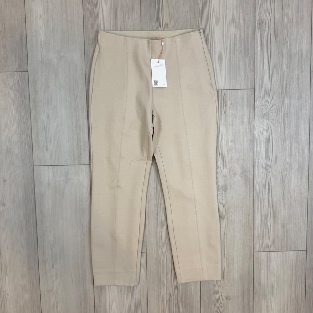 Quince Cream Straight-Leg Trousers